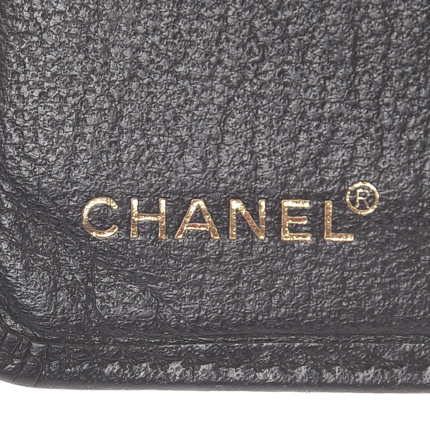 Goatskin Card Holder Wallet Black