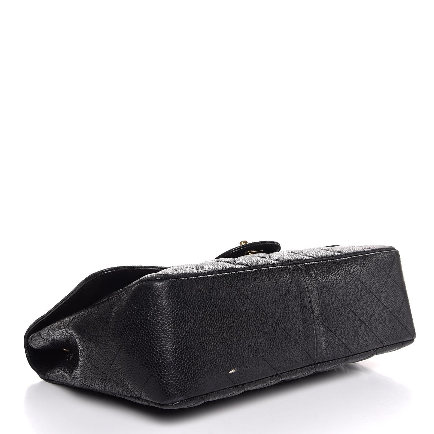 Caviar Quilted Jumbo Single Flap Black