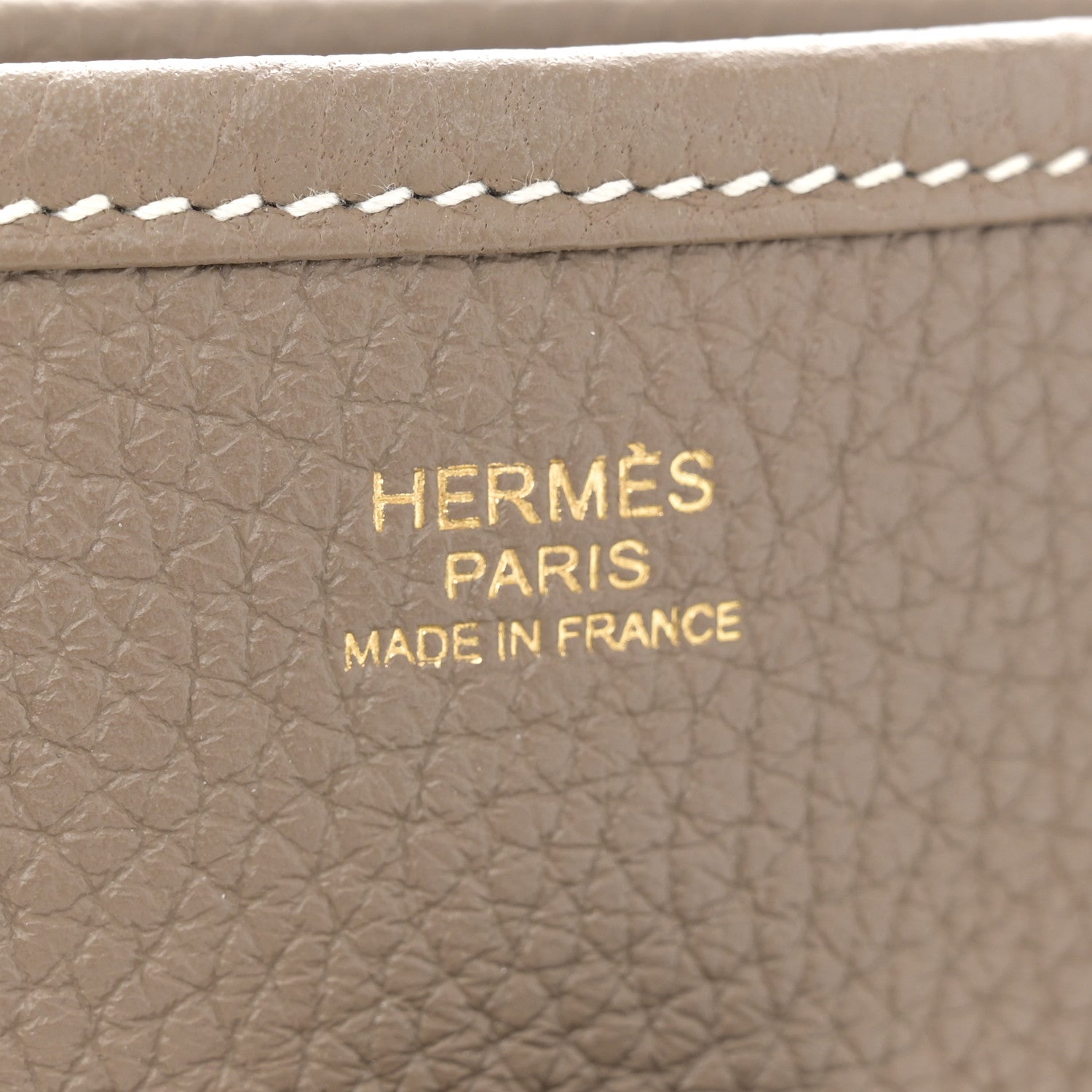 Hermes Taurillon Clemence Evelyne III PM Etoupe 5 of 11