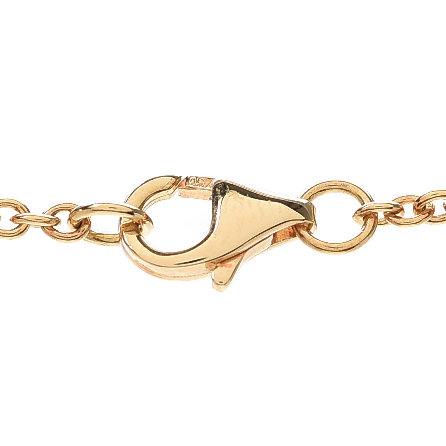 Cartier 18K Yellow Gold Interlocking LOVE Necklace 4 of 8