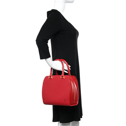 Louis Vuitton Epi Pont-Neuf Castillan Red 2 of 10