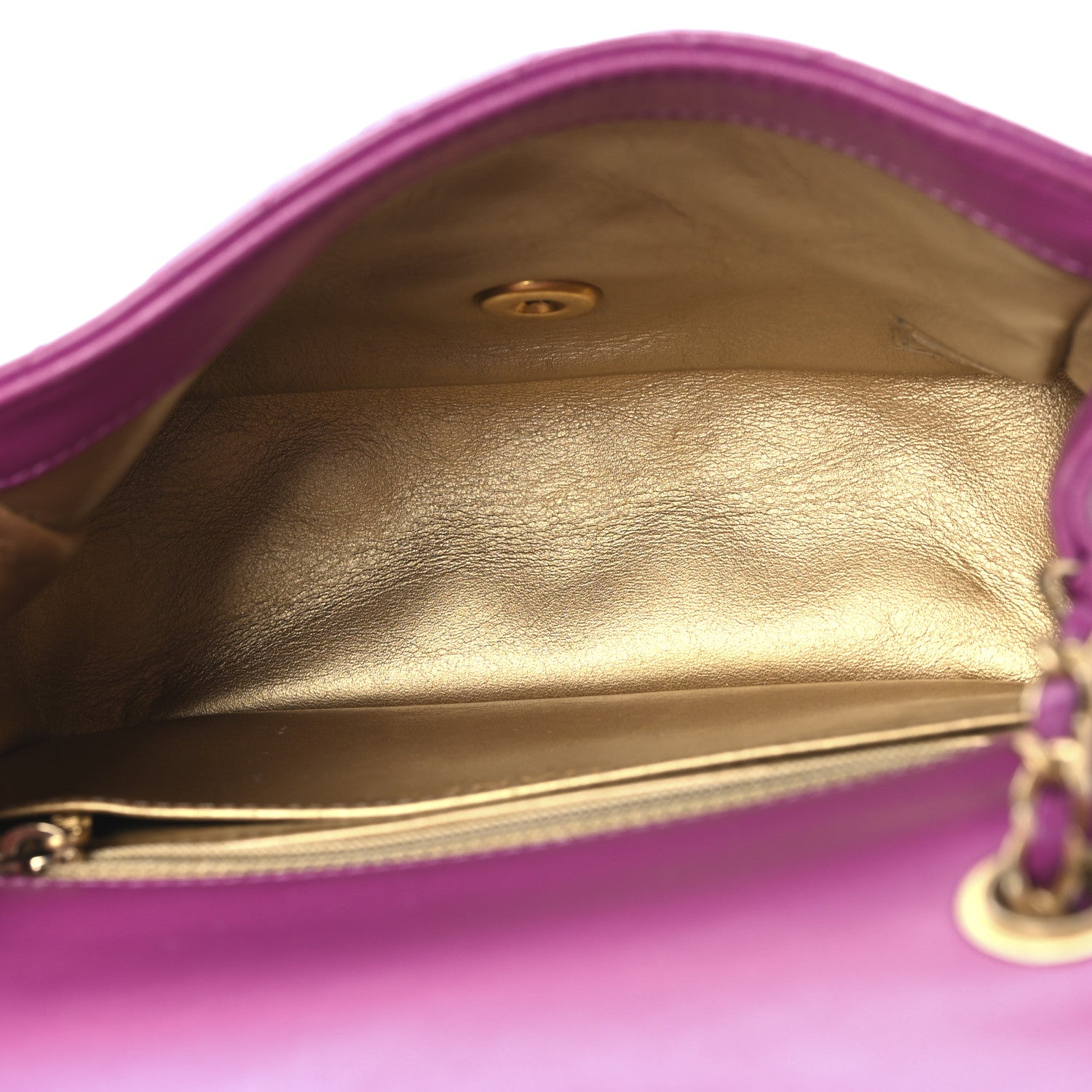 Chanel Lambskin Quilted Mini Pearl Crush Flap Purple 5 of 11