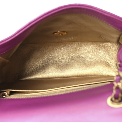 Chanel Lambskin Quilted Mini Pearl Crush Flap Purple 5 of 11