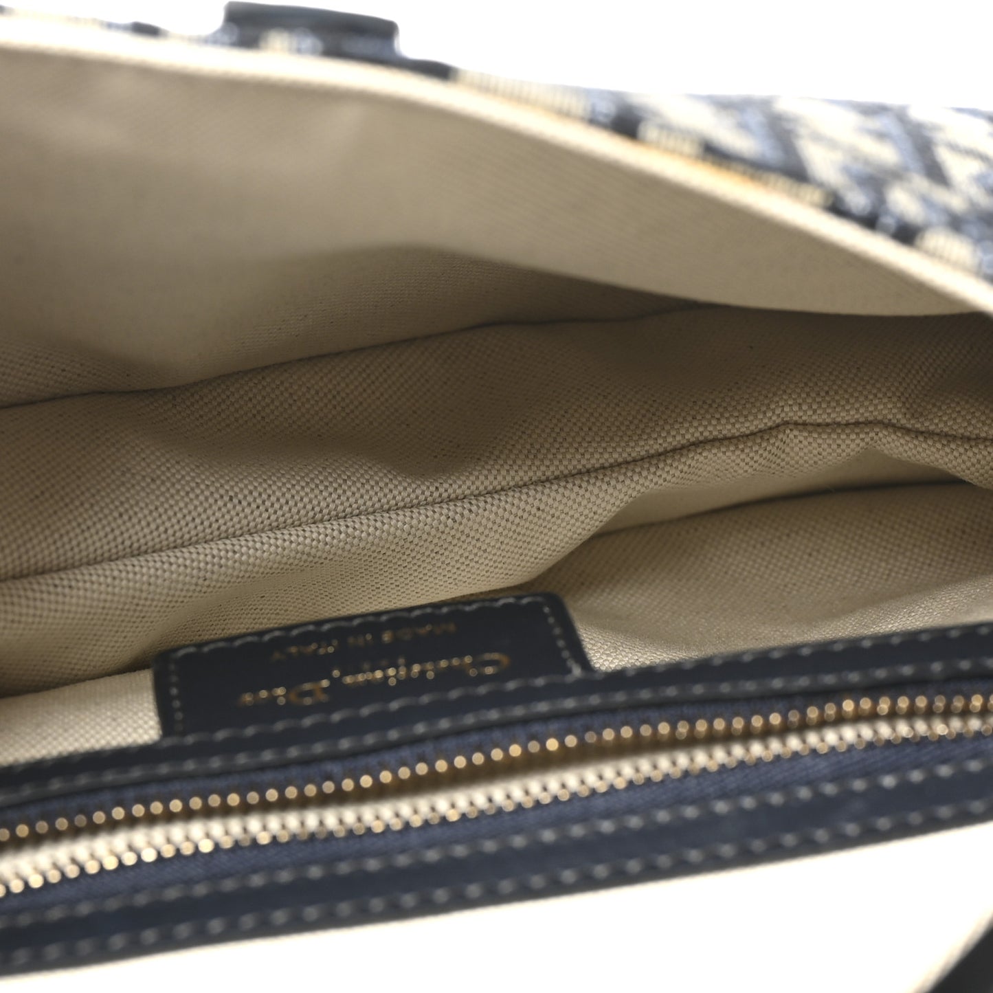 Oblique Saddle Bag Blue
