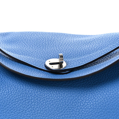 Hermes Taurillon Clemence Lindy 34 Bleu Paradis 8 of 11