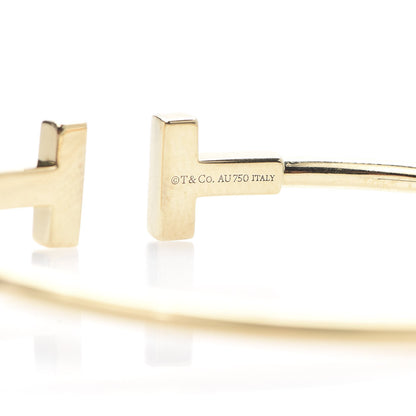 Tiffany 18K Yellow Gold T Wire Bracelet 4 of 4