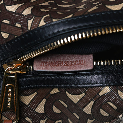 Burberry E-Canvas Monogram Stripe Medium Sonny Bum Bag Bridle Brown 7 of 13