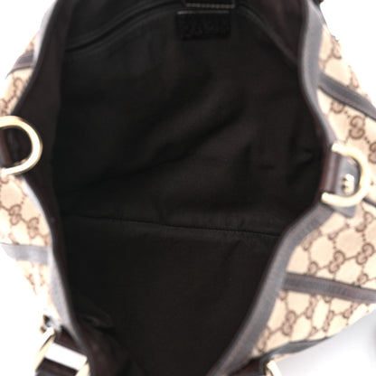 Gucci Monogram Medium Abbey Convertible Tote Dark Brown 5 of 10