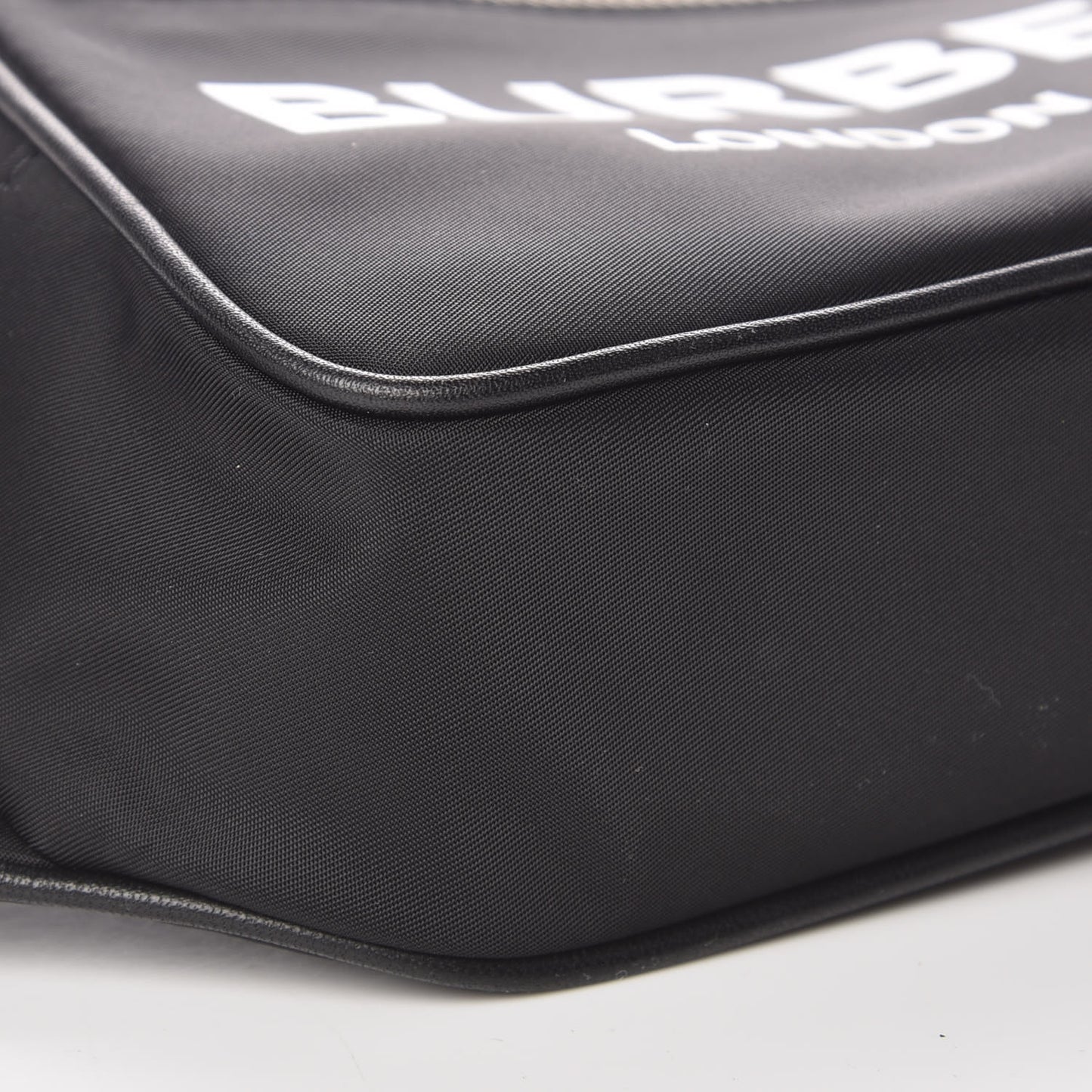 Econyl Logo Print Bum Bag Black