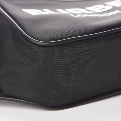 Burberry Econyl Logo Print Bum Bag Black 5 of 9