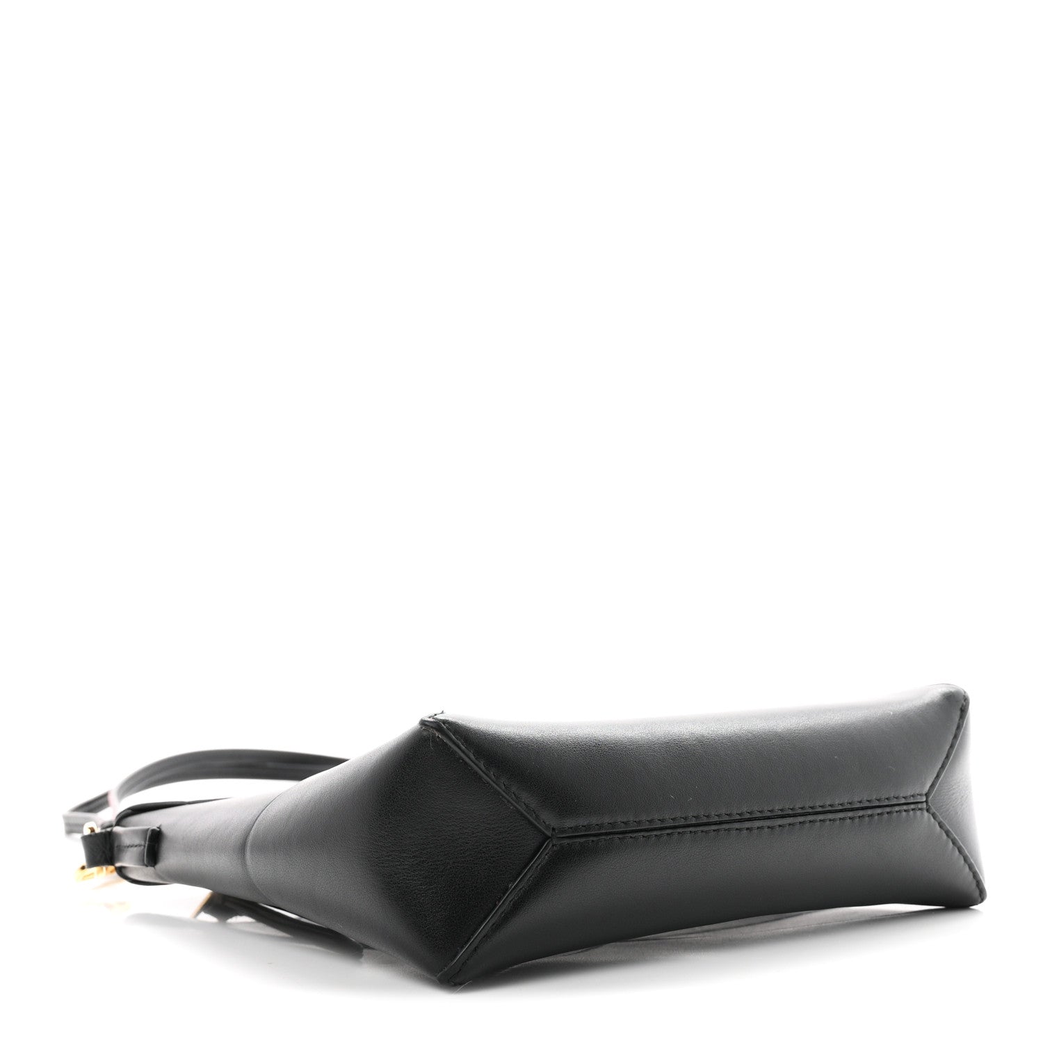 Loewe Shiny Calfskin Puzzle Fold Pouch Black 3 of 9