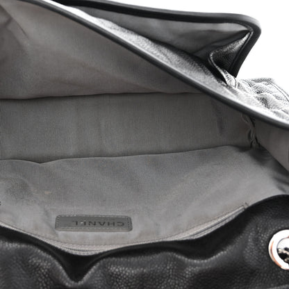 Chanel Caviar Quilted Large French Riviera Flap Black 5 of 13