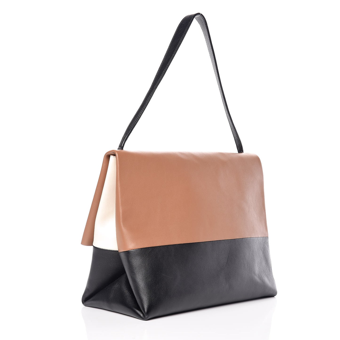Calfskin All Soft Shoulder Bag Tan