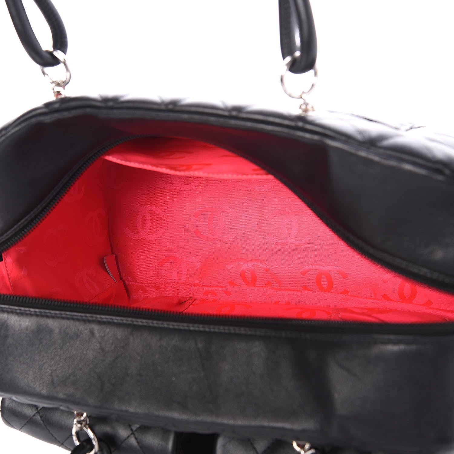 Chanel Calfskin Quilted Large Cambon Multipocket Reporter Black 5 of 7