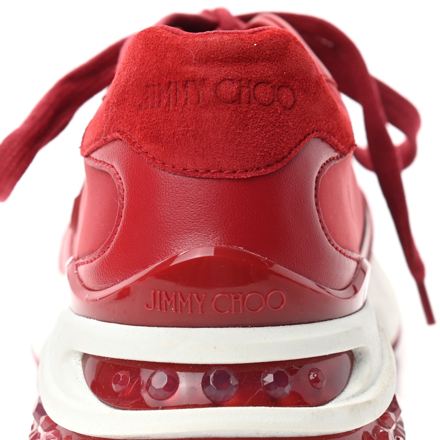 Jimmy Choo Memphis Sneakers 37.5 Red 6 of 10