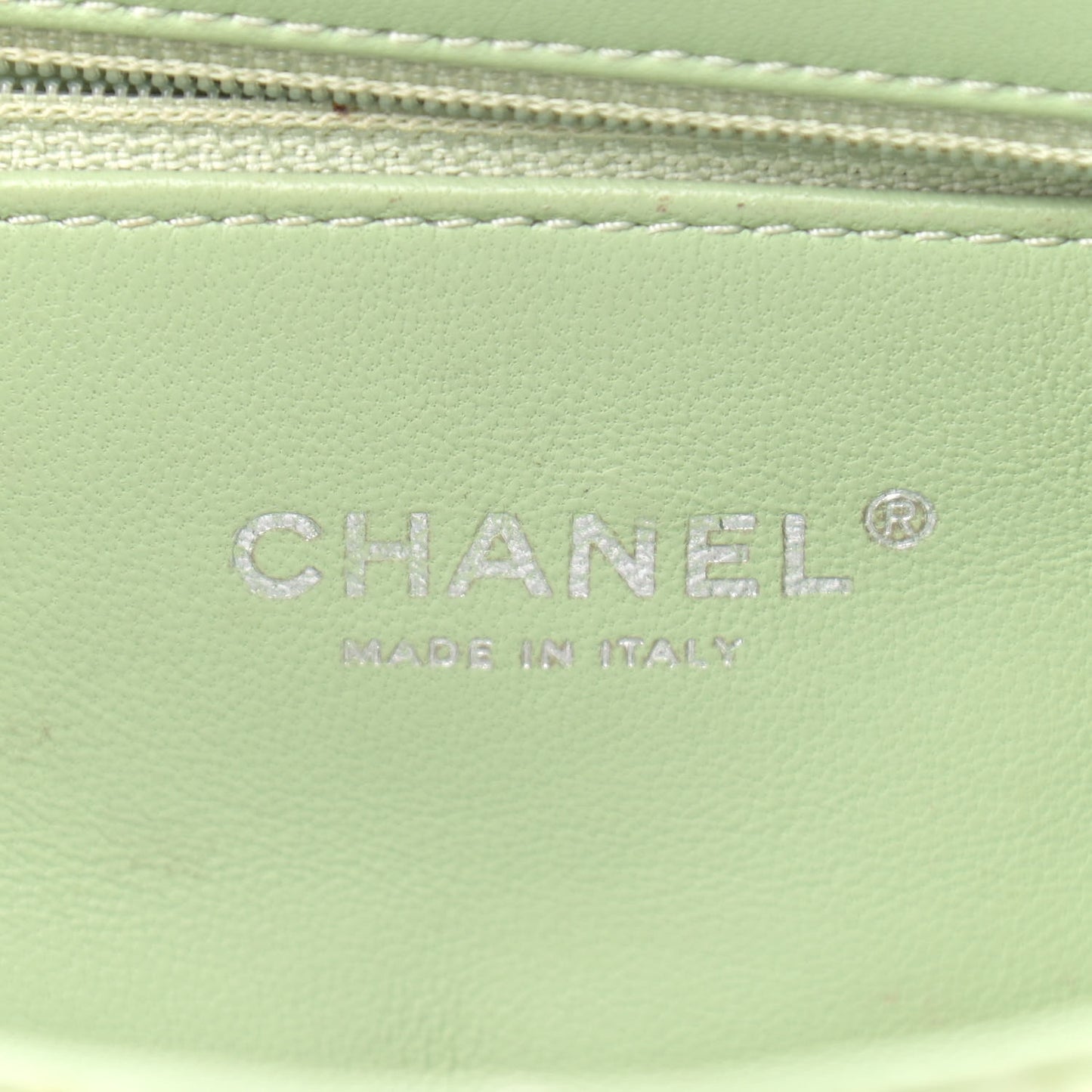 Sequin Mini Waterfall Flap Green Light Green Yellow