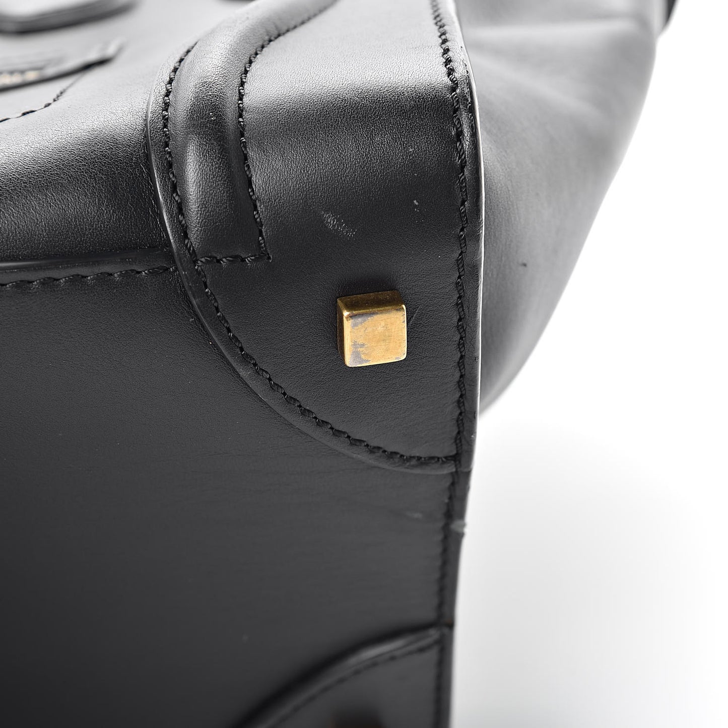 Smooth Calfskin Mini Luggage Black