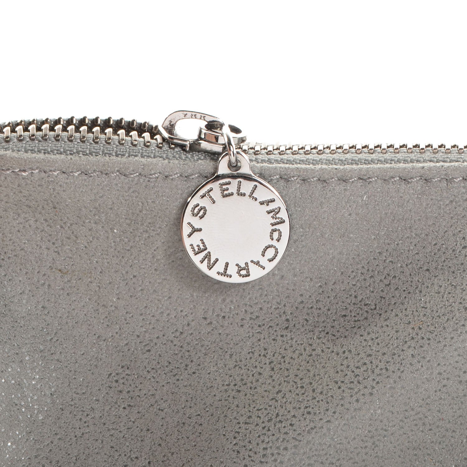 Stella McCartney Faux Leather Shaggy Deer Falabella Big Tote Grey 9 of 9