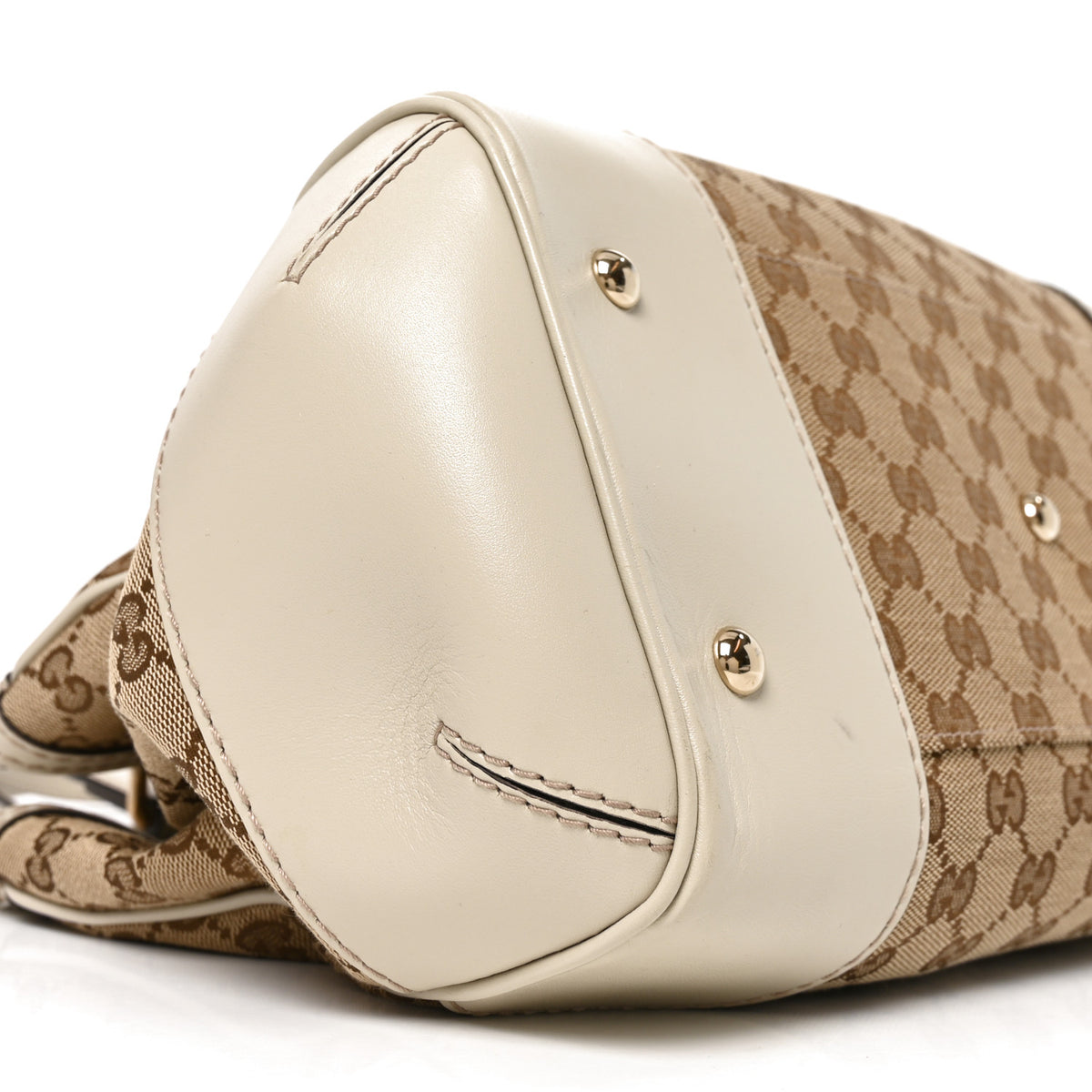 Monogram Web Medium Mayfair Tote Off White