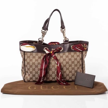Gucci Monogram Positano Tote 11 of 11
