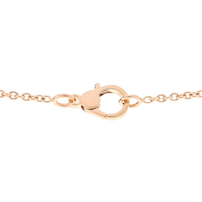 Hermes 18K Rose Gold Diamond Finesse Pendant Necklace 5 of 6