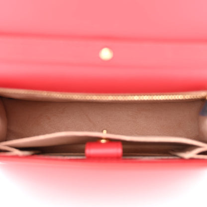 Dolce & Gabbana Calfskin DG Logo Flap Crossbody Bag Red 5 of 10