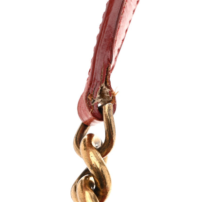 Chanel Glazed Calfskin Quilted Rita Top Handle Flap Red 17 of 19