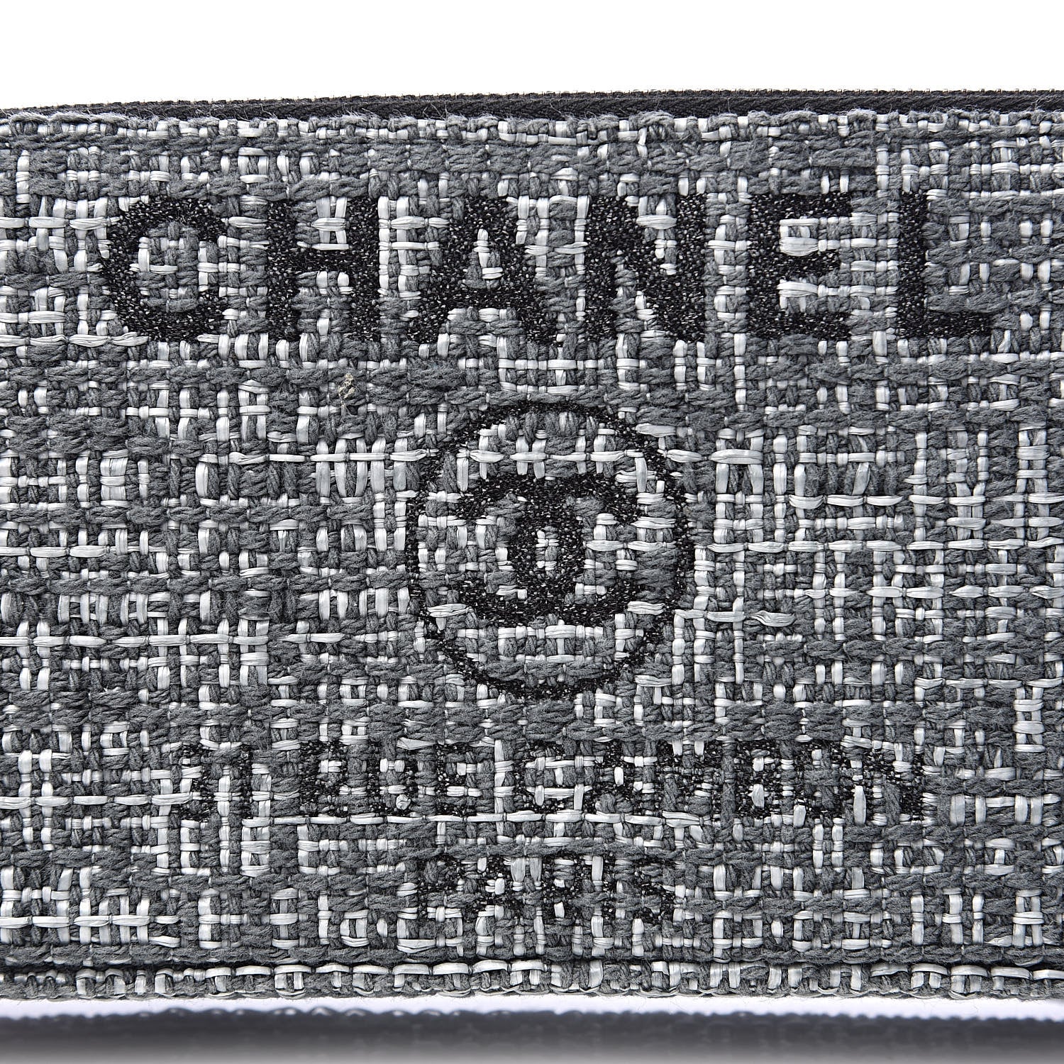 Chanel Canvas Small Deauville Clutch With Chain Charcoal 11 of 14