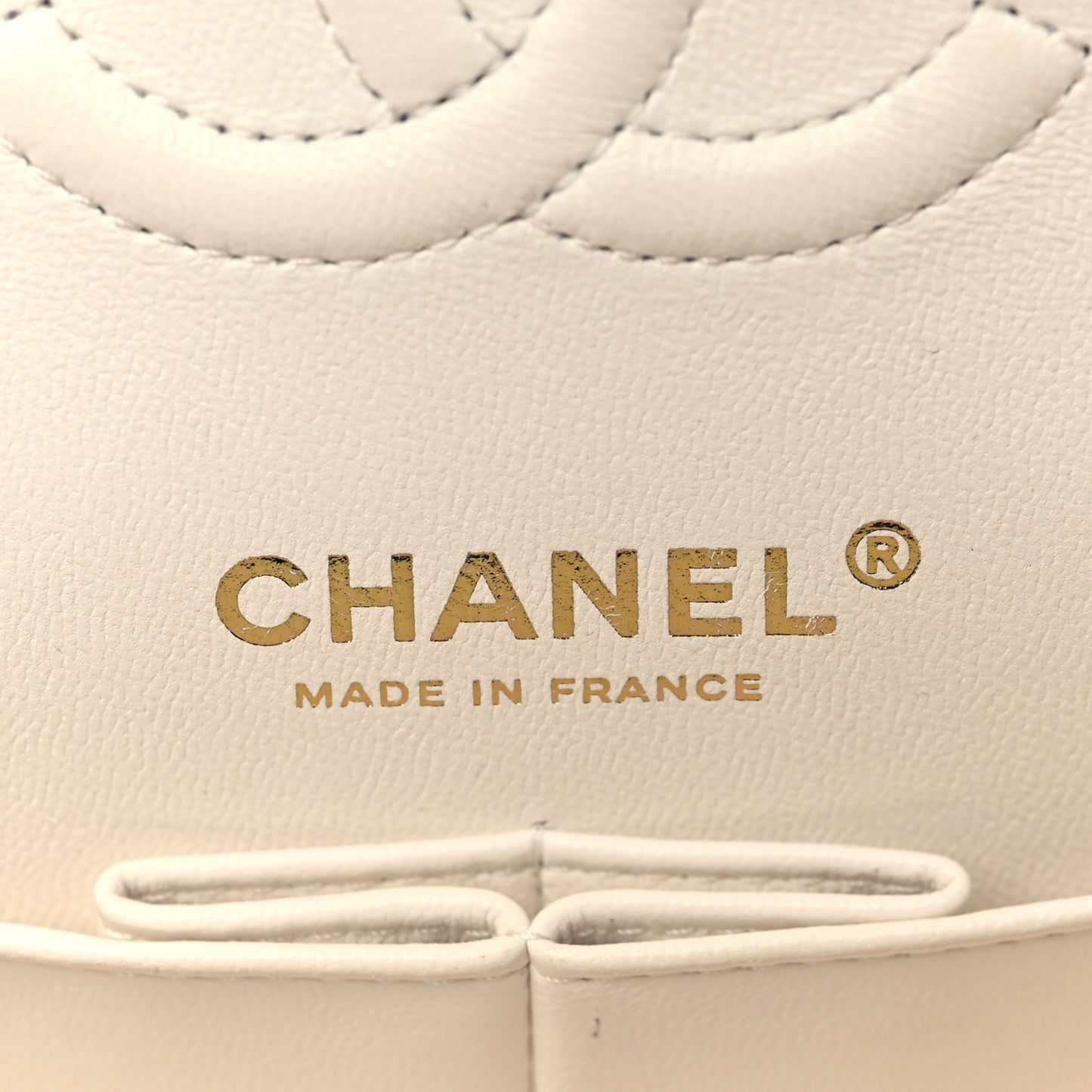 Caviar Quilted Small Double Flap White
