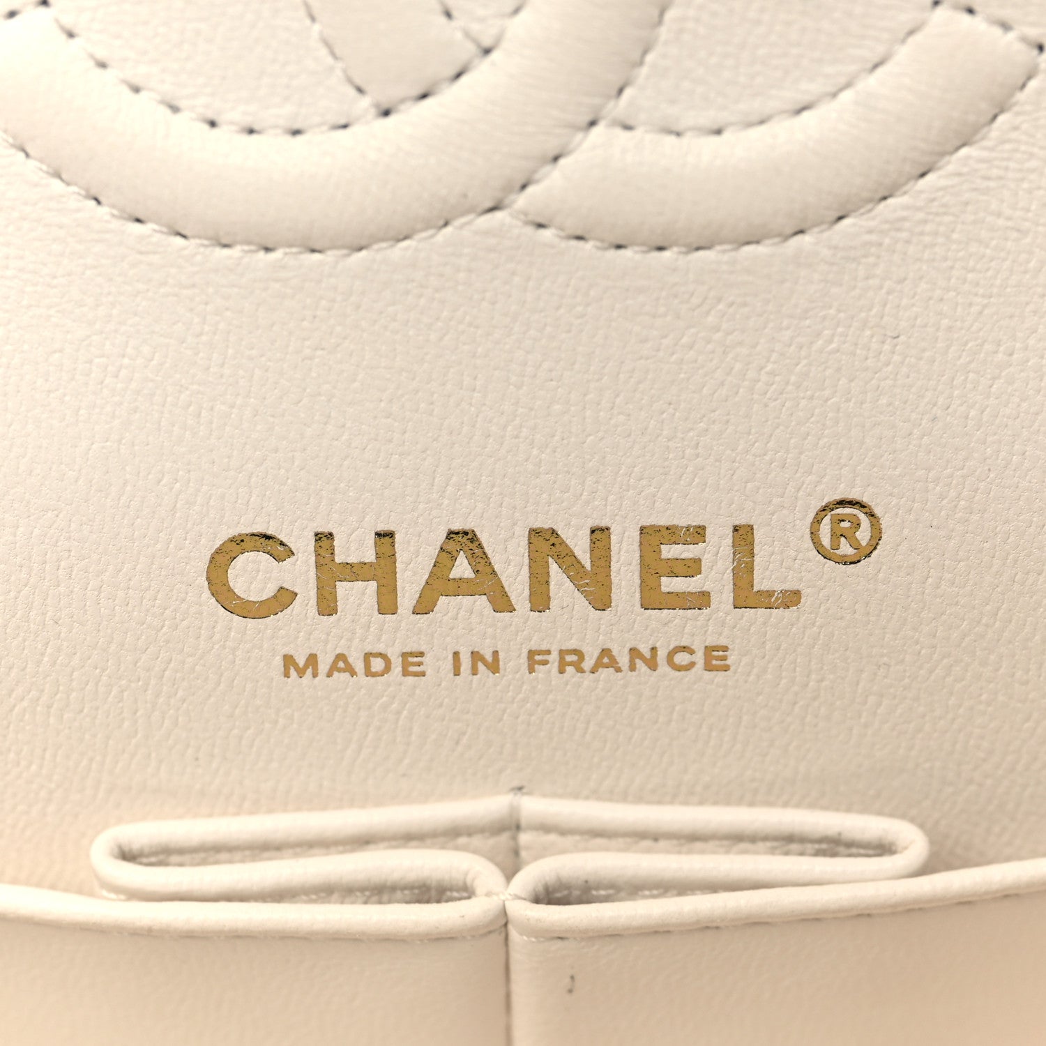 Chanel Caviar Quilted Small Double Flap White 6 of 9
