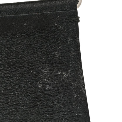 Chanel Calfskin Crystal CC Cuff Bracelet M Black 7 of 9