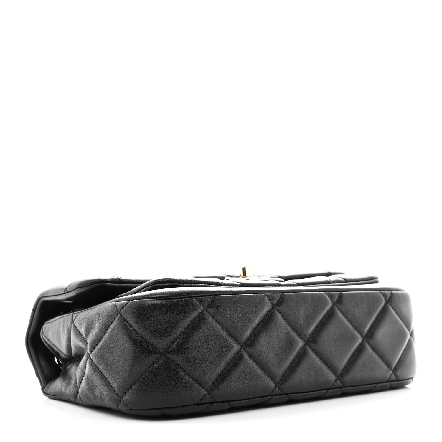 Chanel Calfskin Quilted Pocket Chic Flap Bag Black 4 of 11