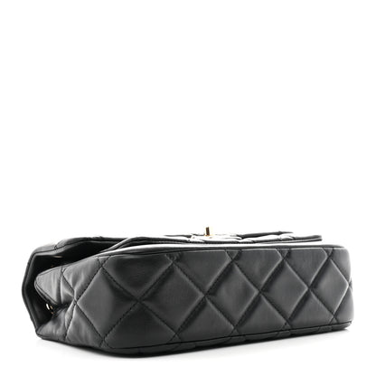 Chanel Calfskin Quilted Pocket Chic Flap Bag Black 4 of 11