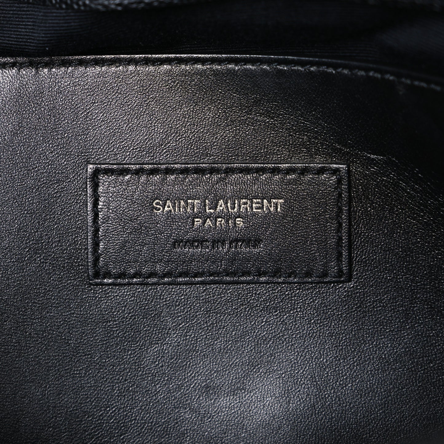 Grain De Poudre Medium West Hollywood Monogram Fold-Over Black