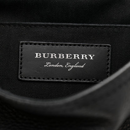 Burberry Soft Grain Calfskin Baby Bridle Saddle Bag Black 6 of 12
