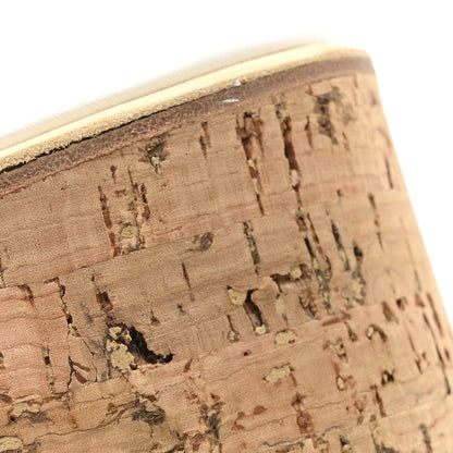 Hermes Calfskin Cork Eze 30 Sandals 39 White 10 of 10