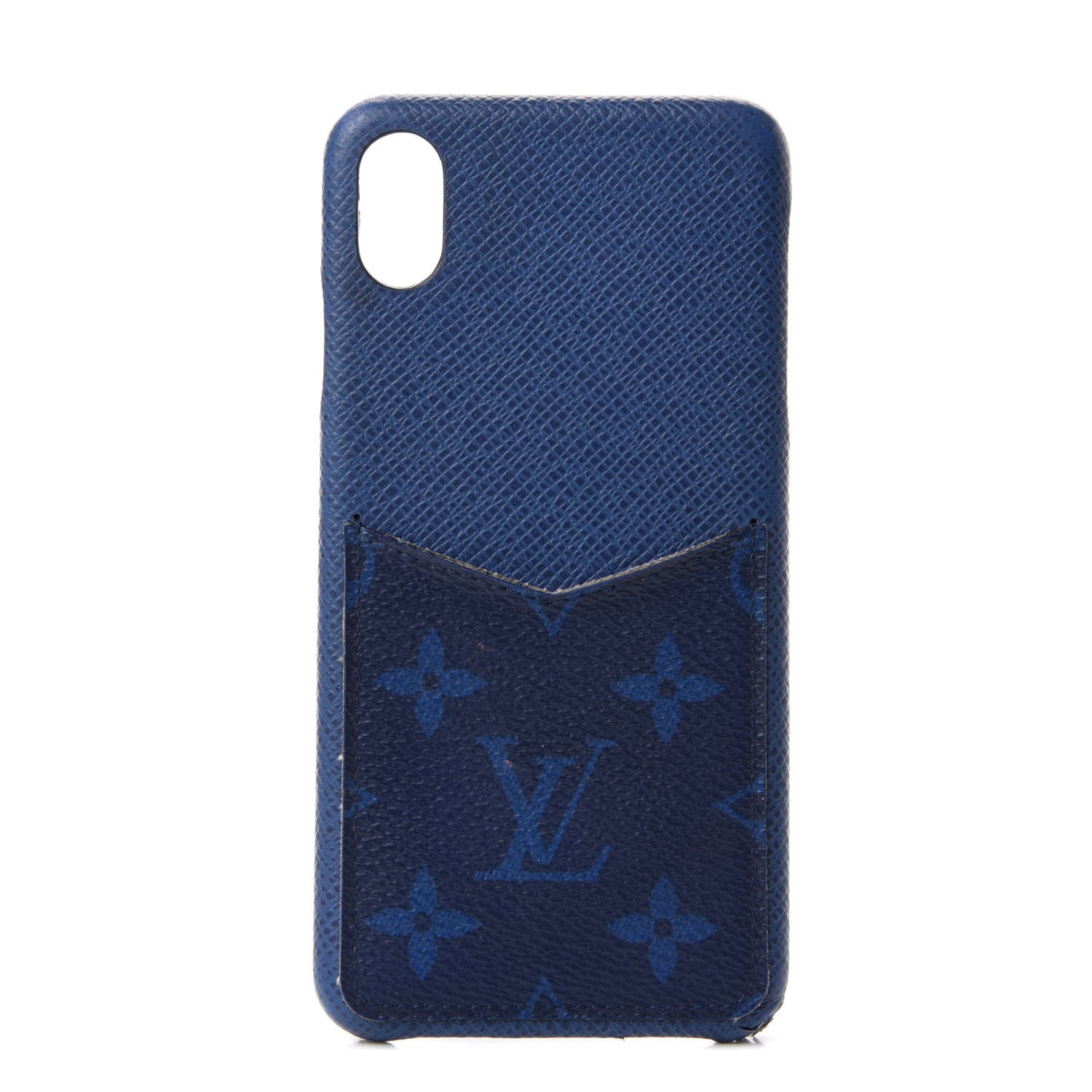 Louis Vuitton Monogram Taiga iPhone XS Max Bumper Cobalt 1 of 14
