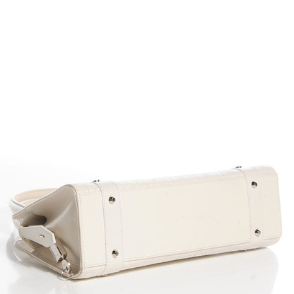 Christian Dior Calfskin Cannage Stitched East West Lady Dior White 4 of 9