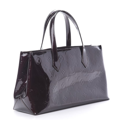 Louis Vuitton Vernis Wilshire PM Amarante 3 of 9