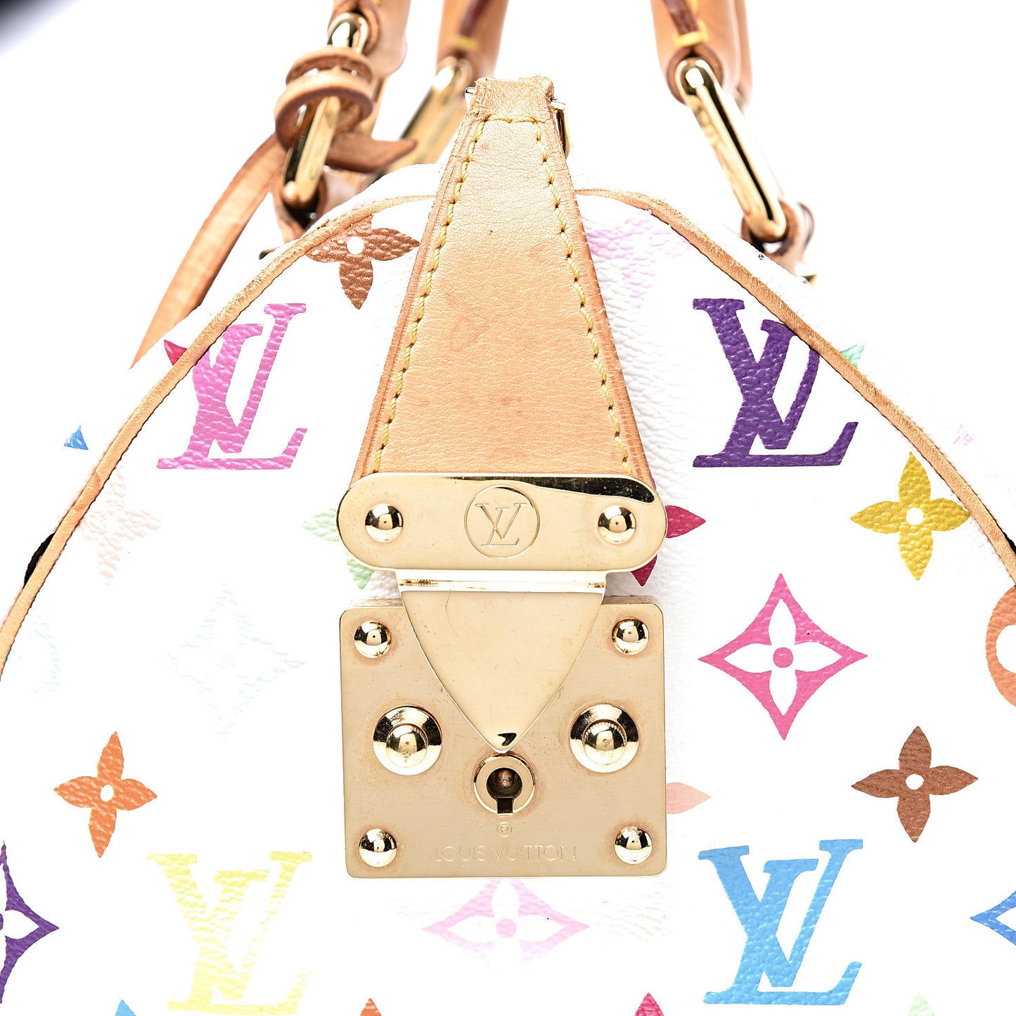 Monogram Multicolor Speedy 30 White