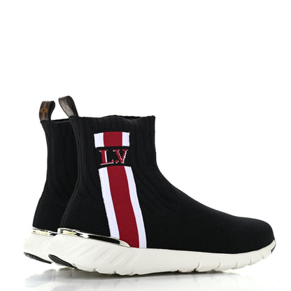 Louis Vuitton Stretch Fabric Aftergame Sneaker Boots 36 Black 4 of 8