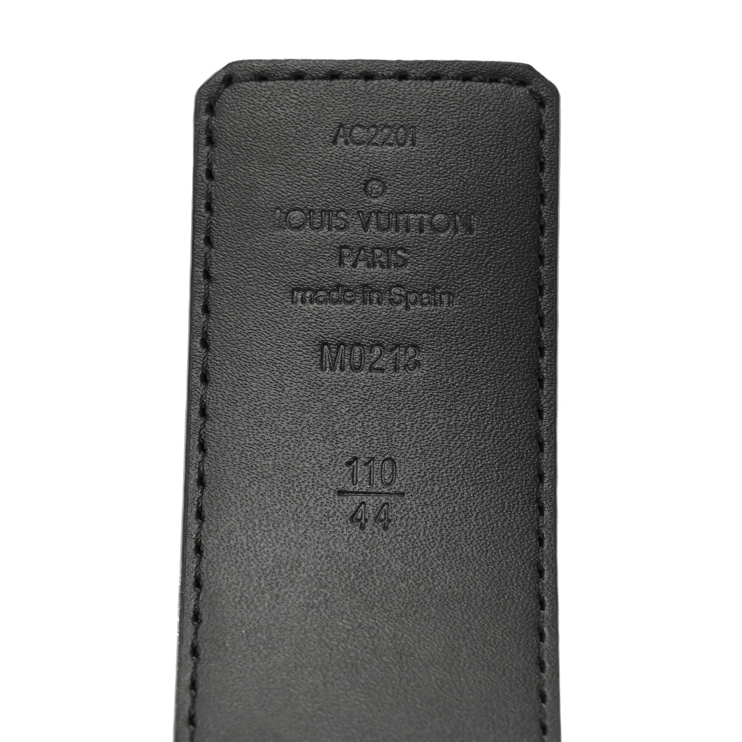 Louis Vuitton Damier Graphite 40mm LV Initiales Belt 110 44 3 of 5