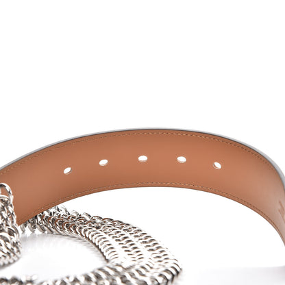 Hermes Box Etriviere Chain Belt 80 Chocolate 5 of 8
