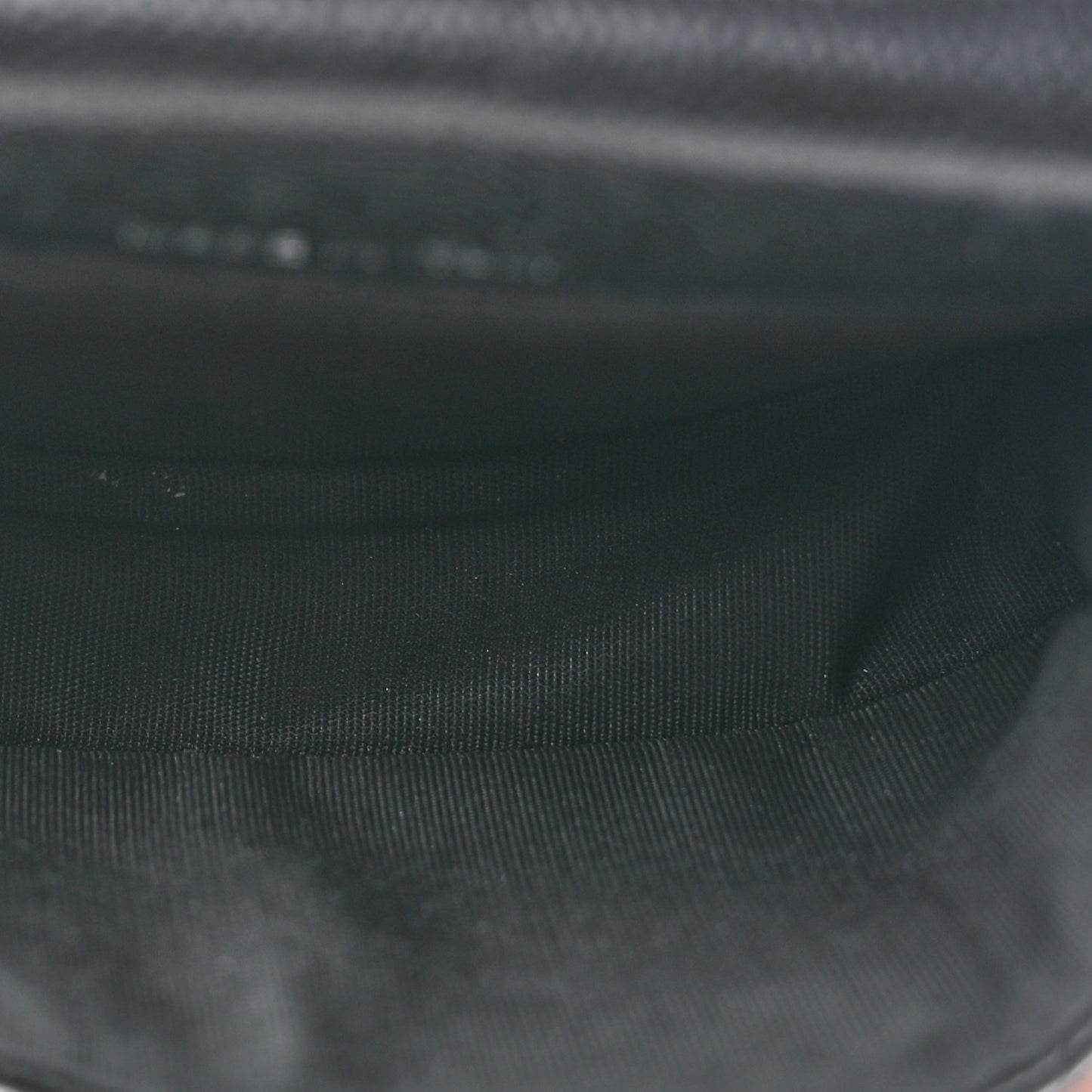 Caviar Quilted My Everything Belt Flap Card Holder Black