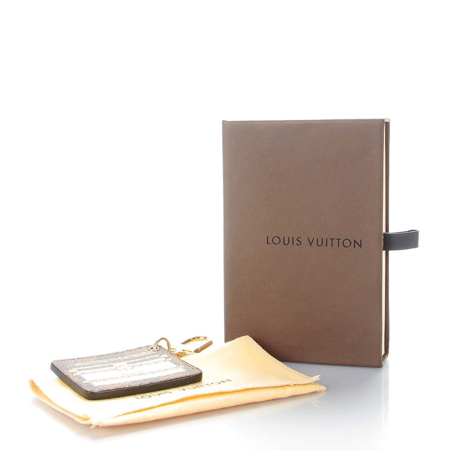 Louis Vuitton Damier Ebene Trunks and Locks Bag Charm 3 of 3