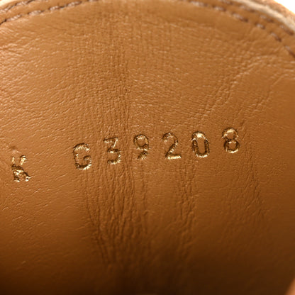 Chanel Suede Lambskin Cap Toe Ankle Boots 37.5 Light Brown 8 of 12
