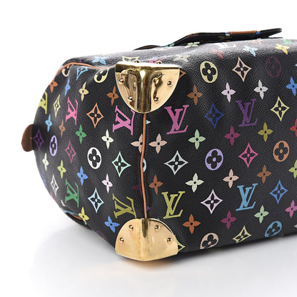 Louis Vuitton Monogram Multicolor Speedy 30 Black 6 of 7