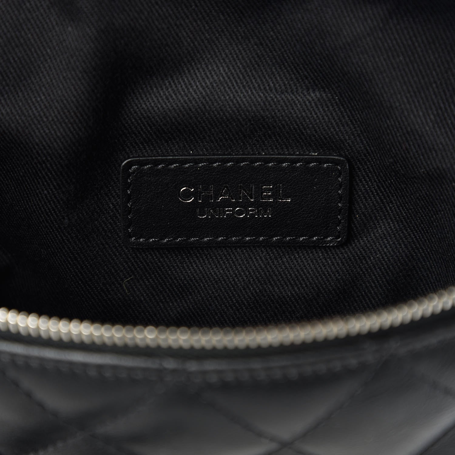 Chanel Calfskin Quilted Waist Belt Bag Black 8 of 10