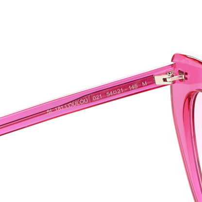 Saint Laurent Acetate Heart Frame Loulou SL181 Sunglasses Pink 7 of 8