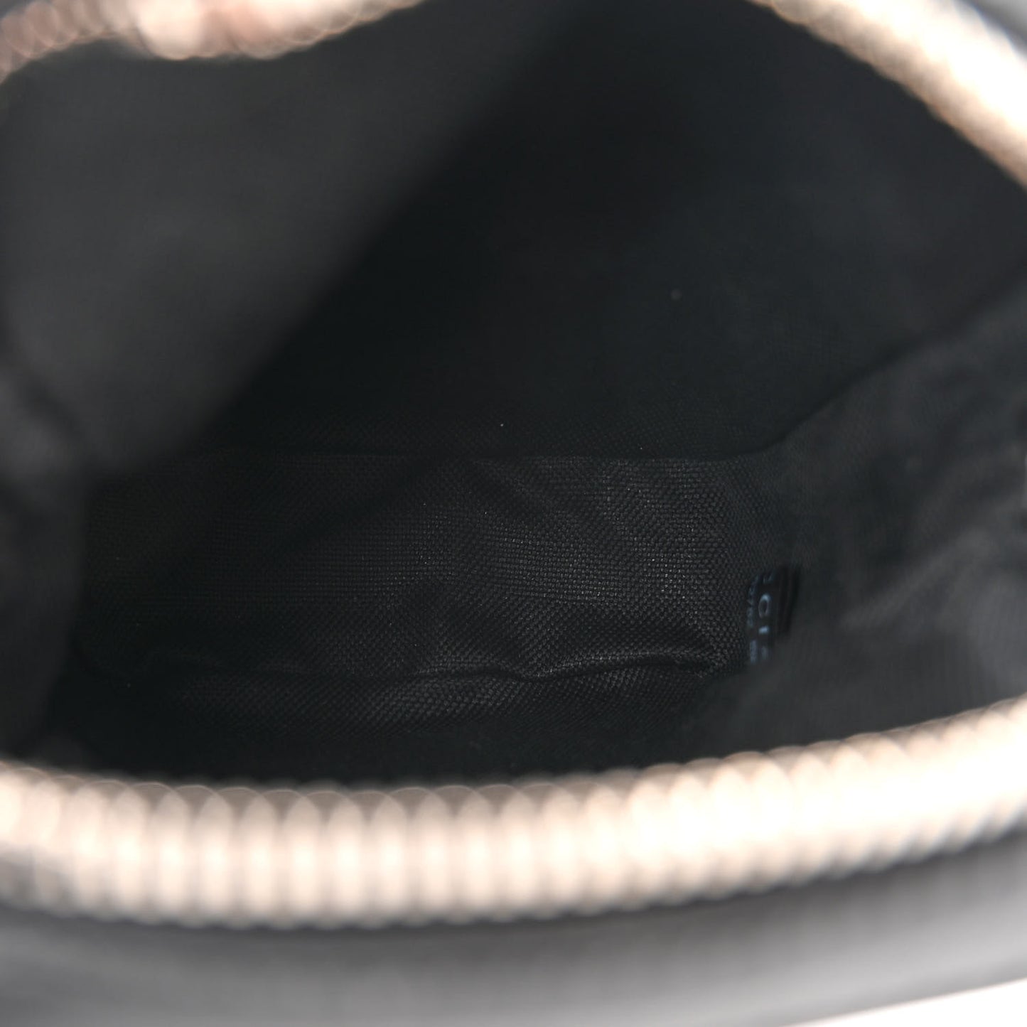 GG Supreme Monogram Appia Calfskin Web Small Camera Messenger Bag Black Grey